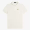 Textured Zip Neck Men’s Polo Shirt