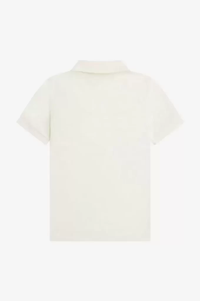 Textured Zip Neck Men’s Polo Shirt