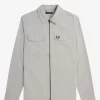 Textured Zip-Through Men’s Shirt