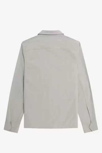 Textured Zip-Through Men’s Shirt