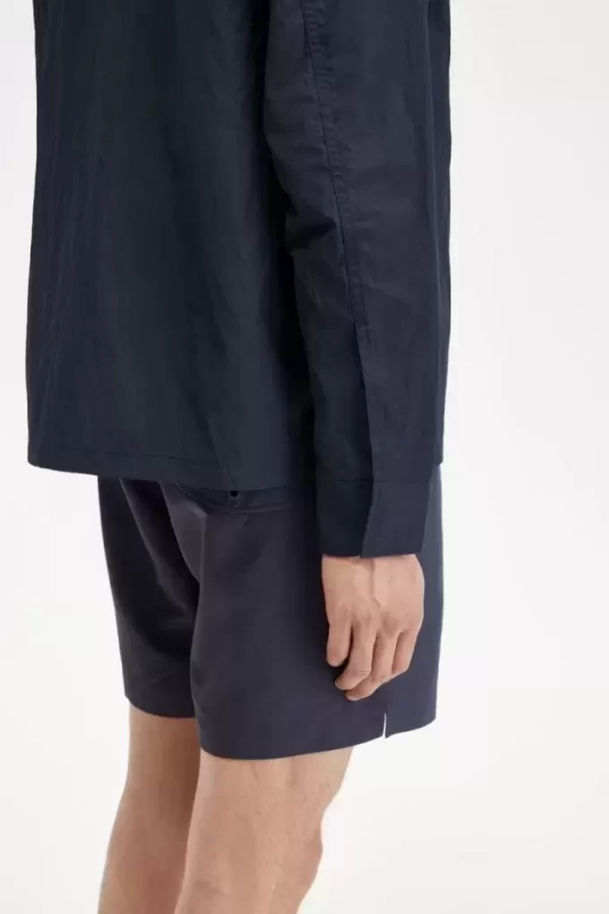 Textured Zip-Through Men’s Shirt