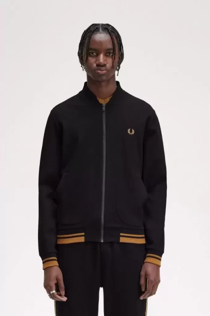 Tipped Detail Men’s Track Jackets