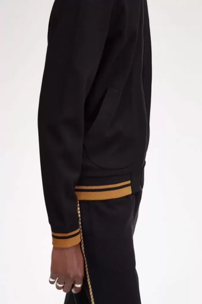 Tipped Detail Men’s Track Jackets