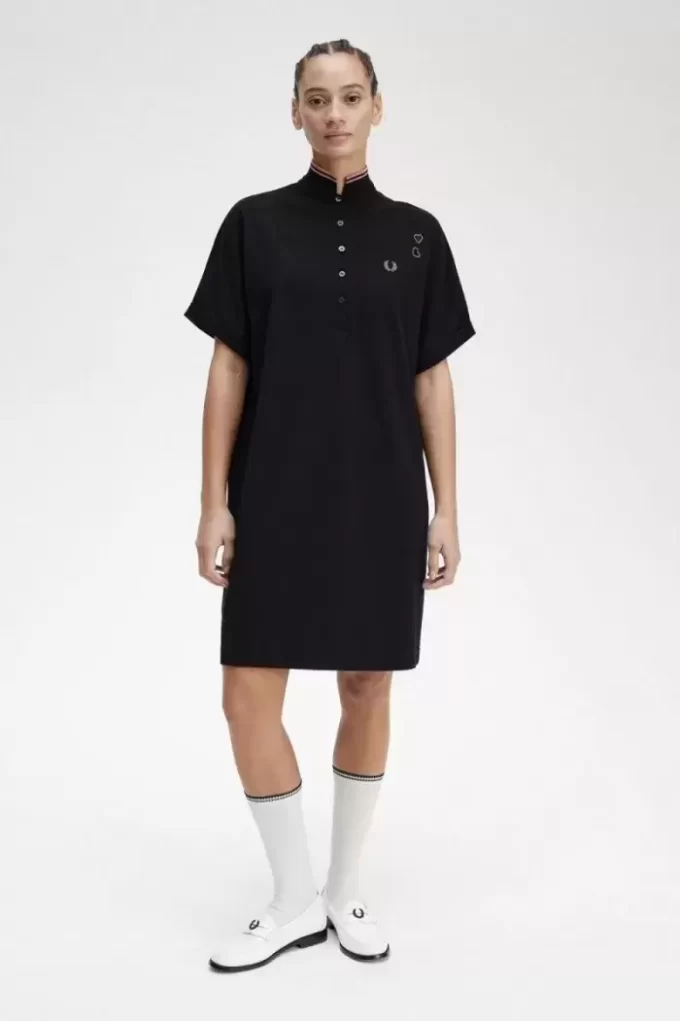 Tipped Piqué Shirt Women’s Dress