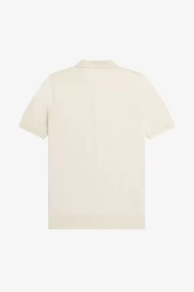 Tonal Panel Knitted Men’s Shirt