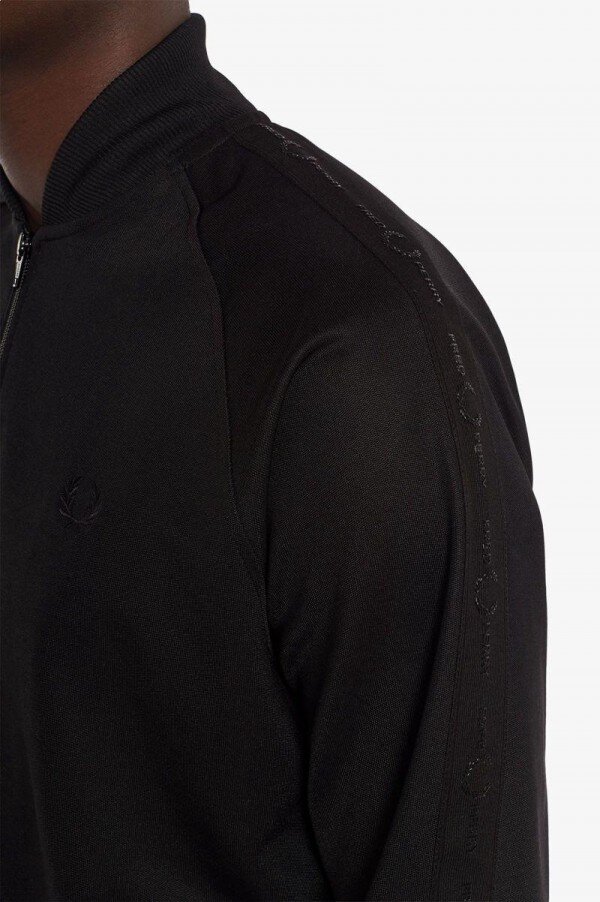 Tonal Taped Bomber Neck Track Jackets Tonal Taped Bomber Neck Track Jackets