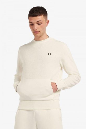 Towelling Crew Neck Sweatshirts