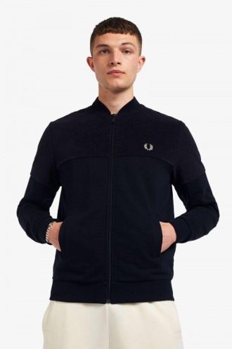 Towelling Panel Track Jackets