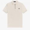 Towelling Zip Neck Polo Shirts Towelling Zip Neck Polo Shirts