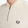 Towelling Zip Neck Polo Shirts Towelling Zip Neck Polo Shirts