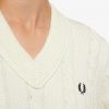 V-Neck Cable Knit Jumper Knitwear V-Neck Cable Knit Jumper Knitwear