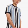 Vertical Stripe Piqué T Shirts