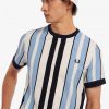 Vertical Stripe Piqué T Shirts