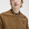 Waffle Cord Tennis Bomber Men’s Jackets