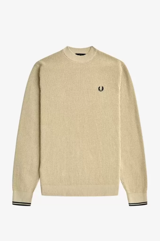 Waffle Stitch Men’s Jumper