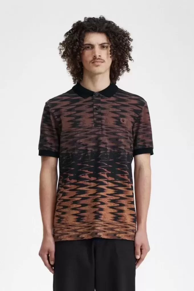Wave Graphic Men’s Polo Shirt