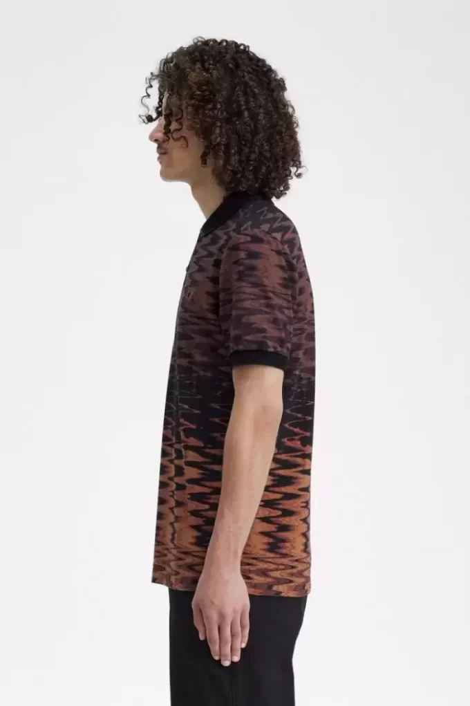 Wave Graphic Men’s Polo Shirt