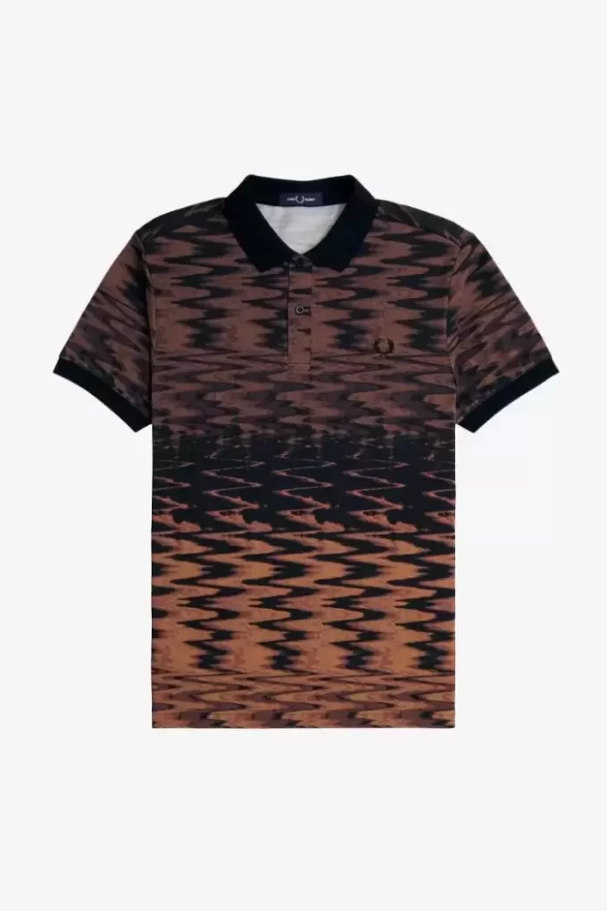 Wave Graphic Men’s Polo Shirt