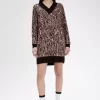 Zebra Knitted Women’s Dress