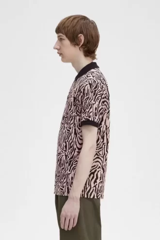 Zebra Print Men’s Shirt