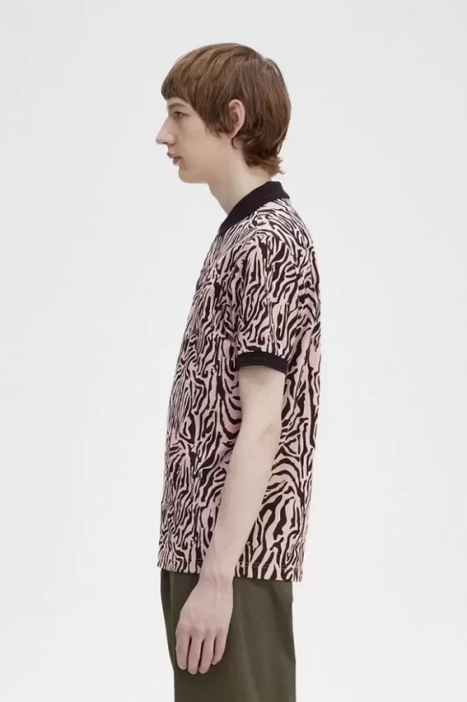 Zebra Print Men’s Shirt
