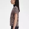 Zebra Print Women’s Polo Shirt
