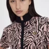 Zebra Print Women’s Polo Shirt