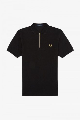 Zip Neck Polo Shirts