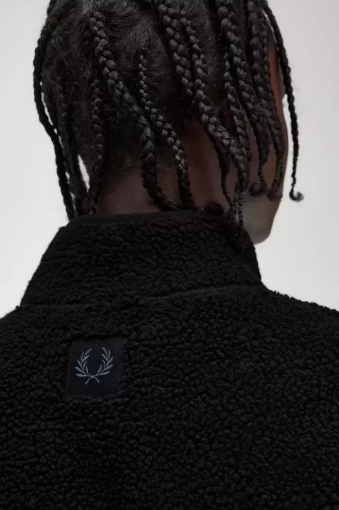 Zip Through Borg Fleece Men’s Sweatshirts