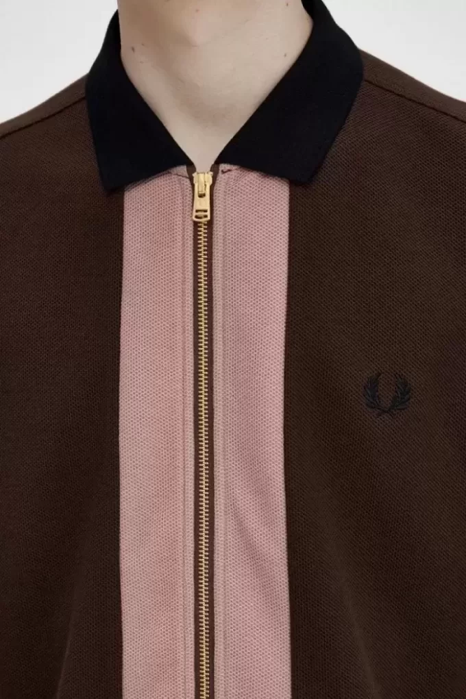 Zip Through Men’s Polo Shirt
