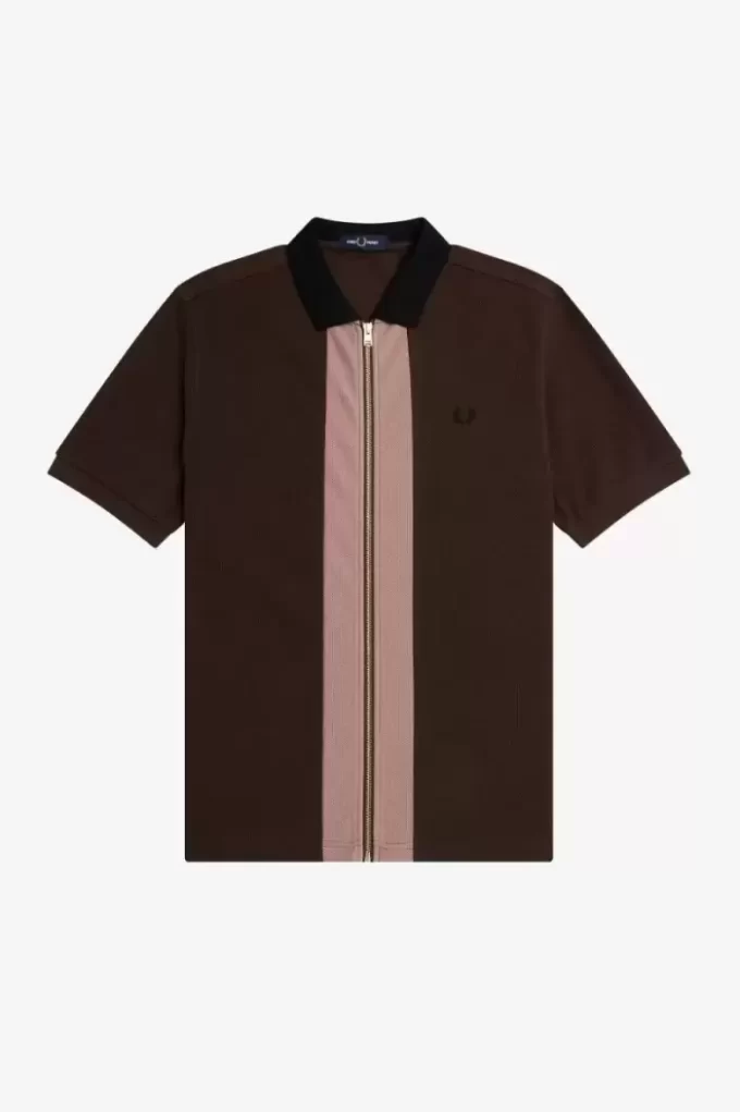 Zip Through Men’s Polo Shirt
